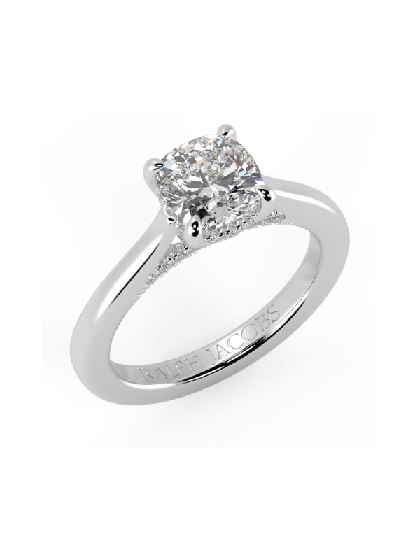 Arya Cushion Moissanite Engagement Ring