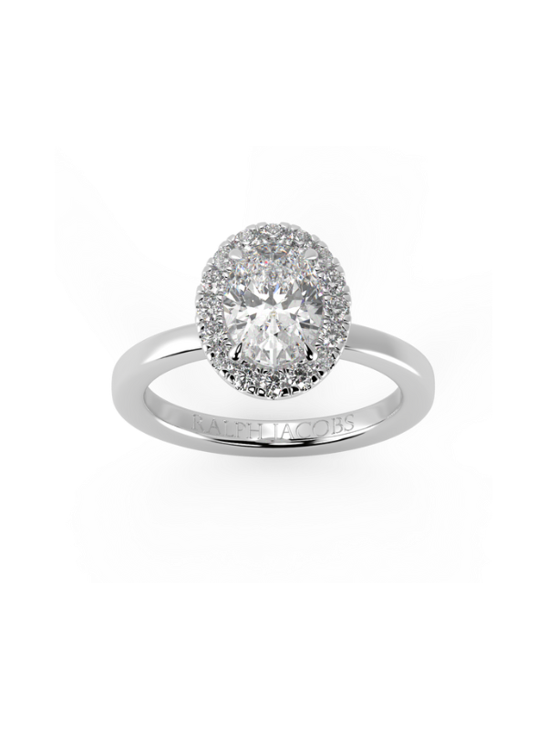 Ava Oval Diamond Engagement Ring