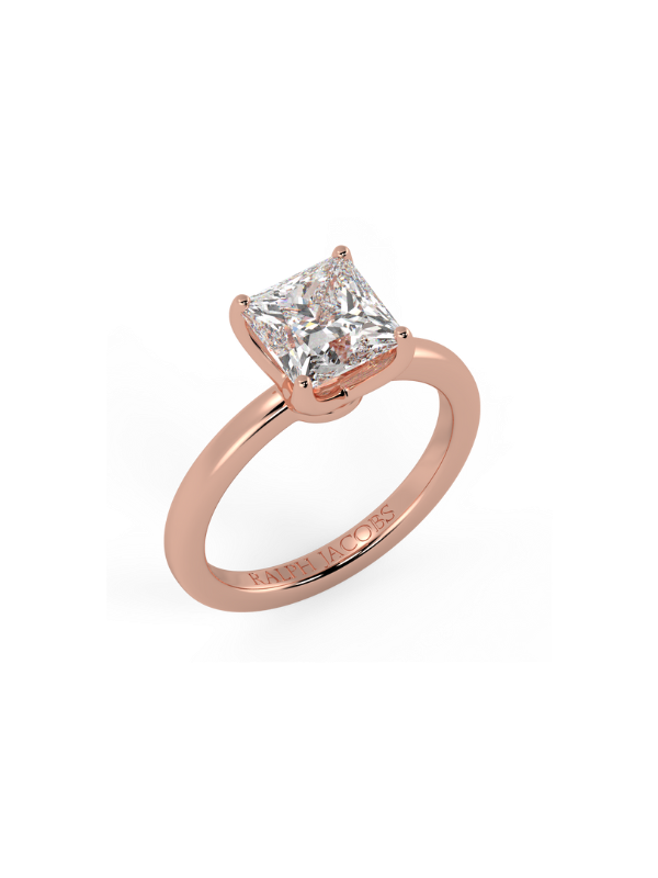 Betty Princess Moissanite Engagement Ring