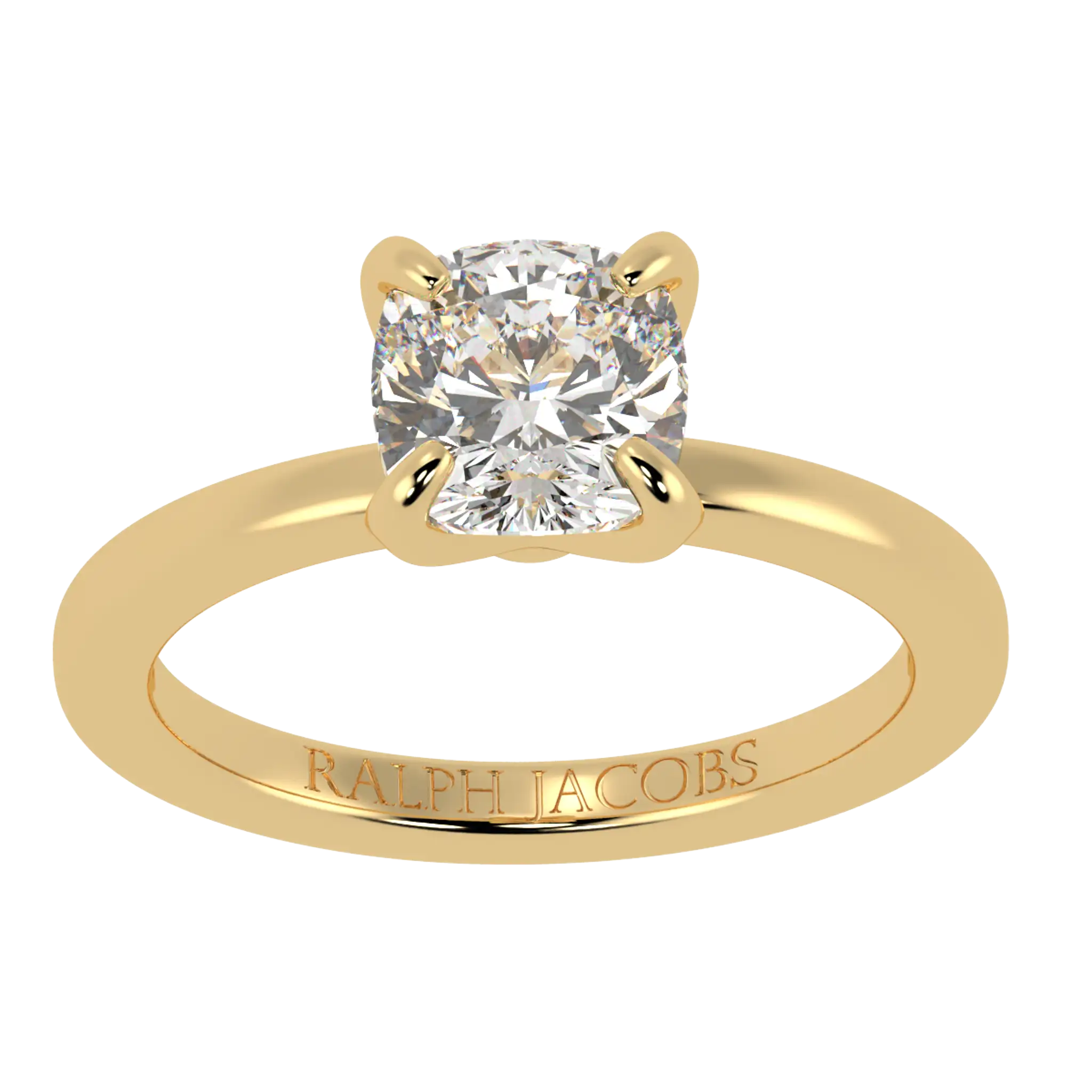 Betty Cushion Moissanite Engagement Ring