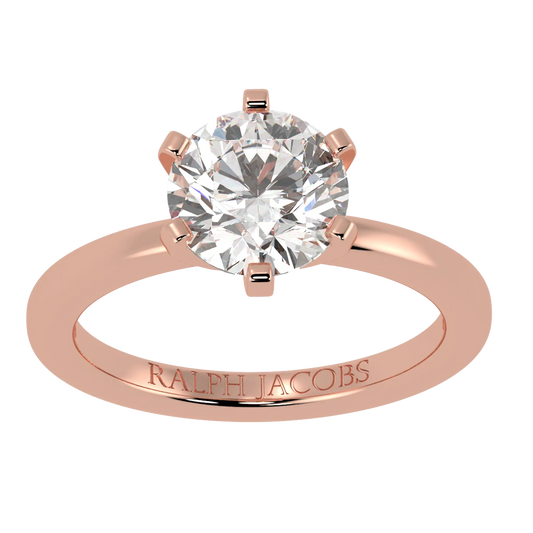 Nikki Rose 14K Gold Solitaire Engagement Ring