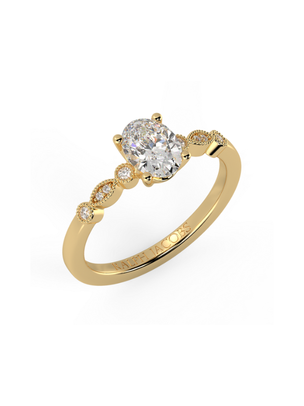 Chanel Oval Moissanite Engagement Ring