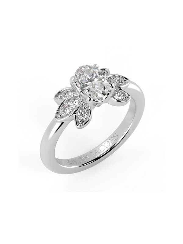 Ellie Oval Diamond Engagement Ring