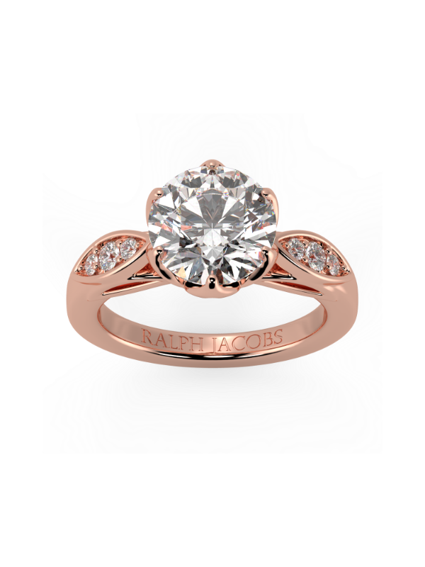 Emma Round Diamond Engagement Ring