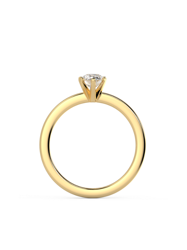 Nikki Pear Moissanite Engagement Ring