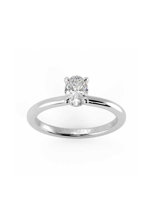 Raylee Oval Diamond Engagement Ring