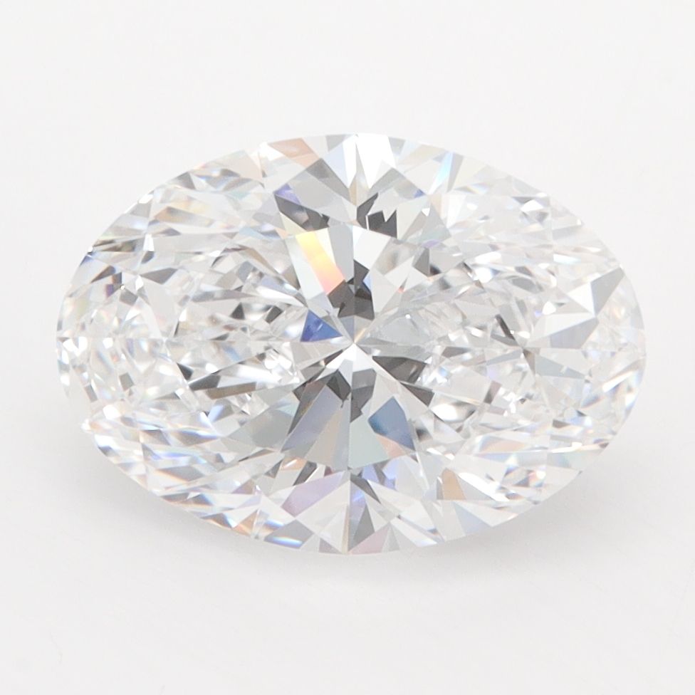 3.00 Carat D-IF Oval Lab Diamond