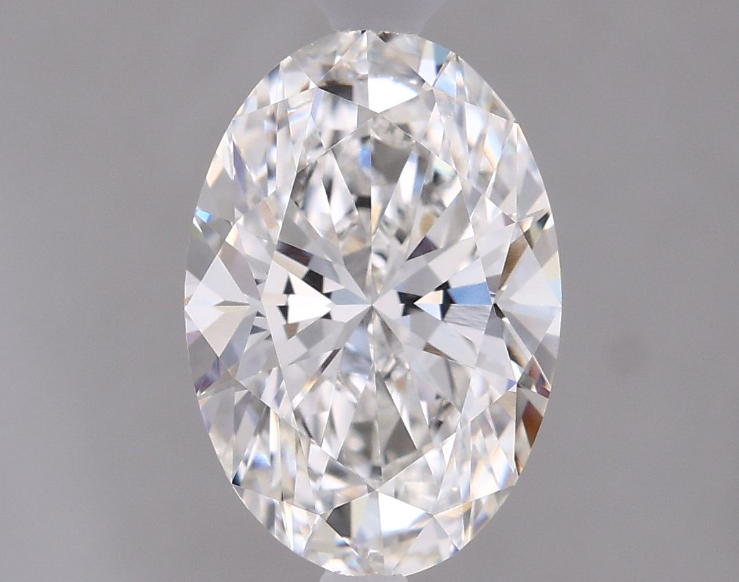 1.50 Carat F-VVS2 Oval Lab Diamond