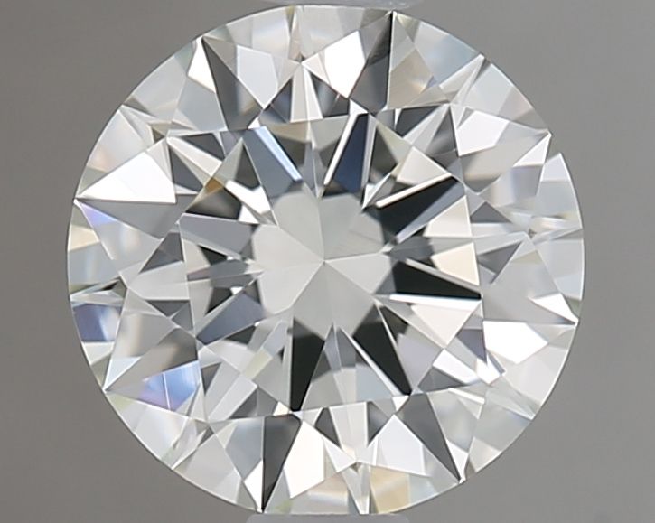 Diamant naturel rond de 1,10 ct (couleur G, pureté IF, taille EX, IGI)