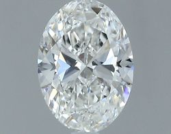 Diamant ovale H SI2 de 0,80 carat