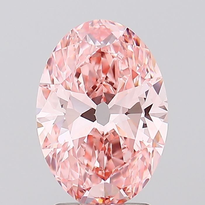 2.57 Carat Oval Cut Fancy Pink