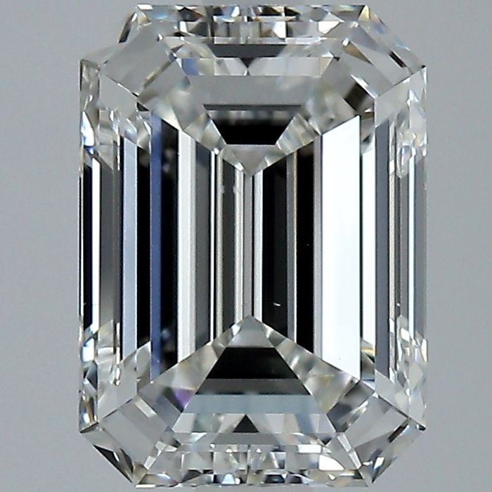 Diamant taille émeraude G-VS1 de 2,5 carats