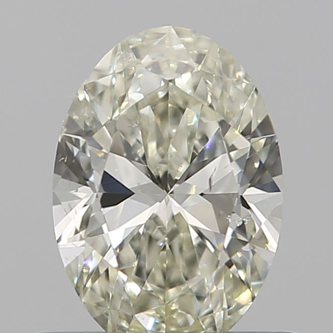 0.50 Carat K SI1 Oval Diamond