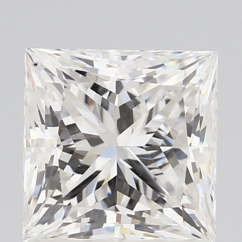 1.54 Carat F-VS2 Princess Lab Diamond