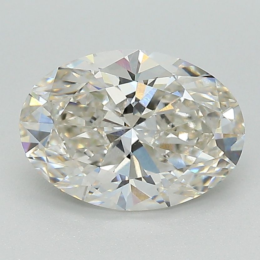 2.07 Carat H-VVS2 Oval Lab Diamond