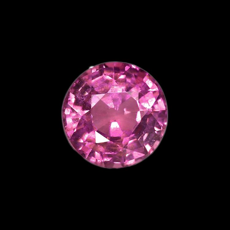 Saphir rose à facettes de 0,40 carat