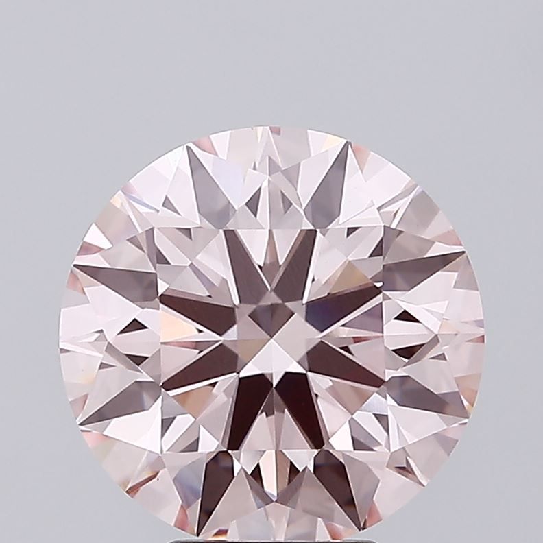 6.02 Carat Pink VVS2 Round Diamond