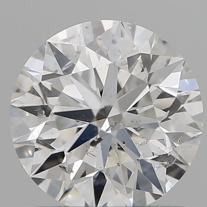 Diamant taille ronde F-SI2 de 1,01 carat