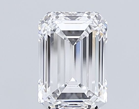 Diamant de laboratoire émeraude D-VVS2 de 3,52 carats