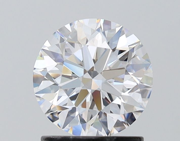 Diamant rond de 1,30 ct cultivé en laboratoire (couleur D, pureté VVS1, taille EX, IGI)