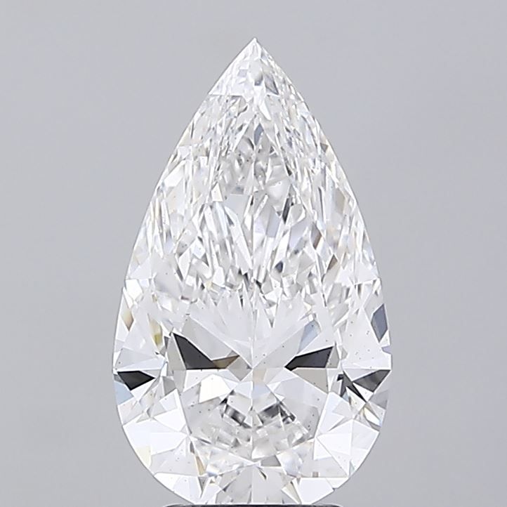 3.60 Carat E-VS2 Pear Lab Diamond