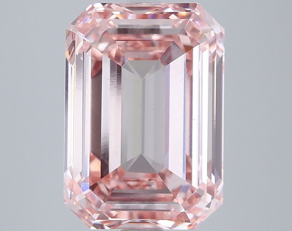 5.00 Carat Emerald Cut Fancy Pink