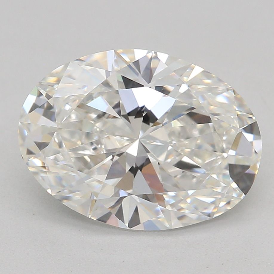 Diamant de laboratoire ovale F-VVS2 de 1,57 carat