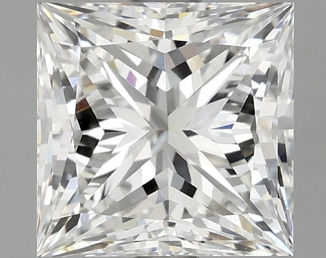 2.47 Carat F-VVS2 Princess Lab Diamond