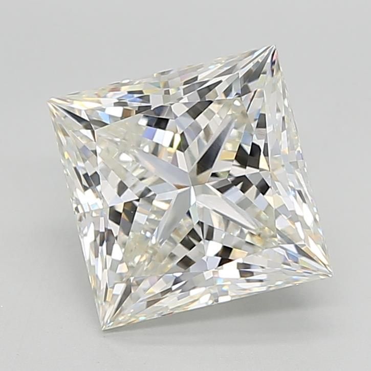 4.07 Carat G-VVS2 Princess Lab Diamond