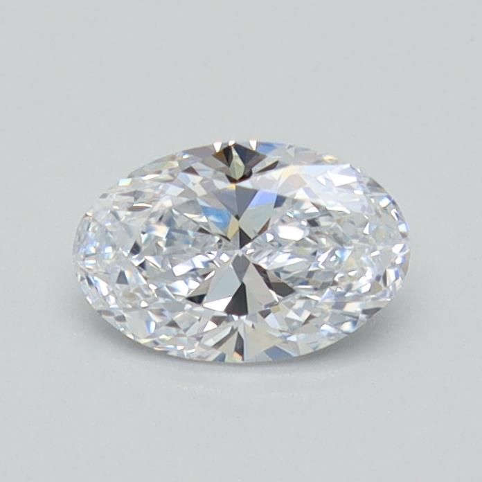 0.57 Carat D VVS2 Oval Lab Diamond