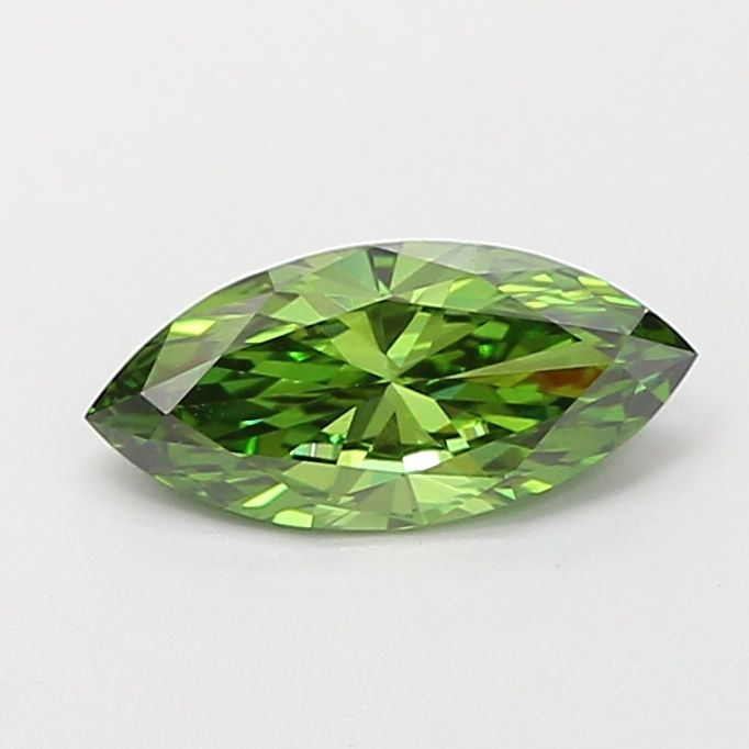 0.78 Carat Marquise Cut Fancy Green