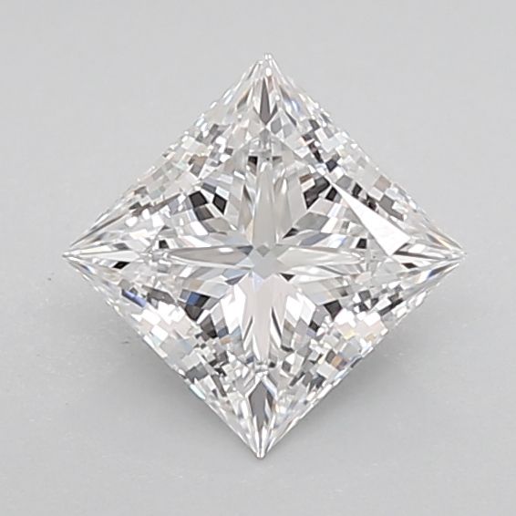 0.90 Carat D VVS2 Princess Lab Diamond