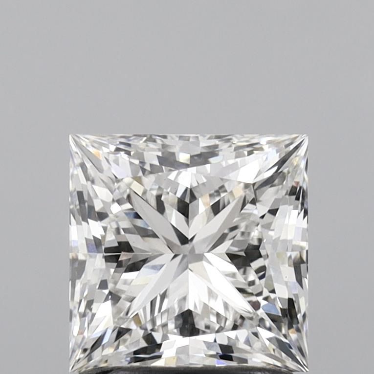 1.57 Carat F-VVS2 Princess Lab Diamond