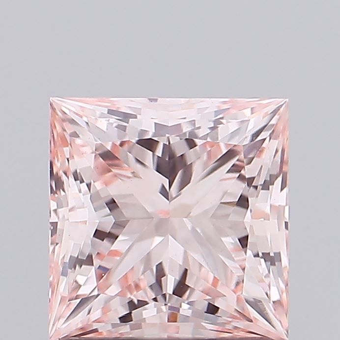 1.08 Carat Princess Cut Fancy Pink