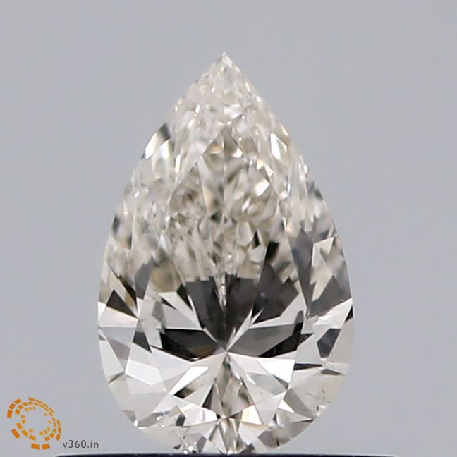 0.50 Carat L-SI1 Pear Cut Diamond