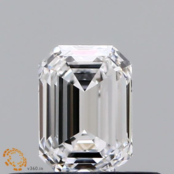 0.42 Carat E-IF Emerald Cut Diamond