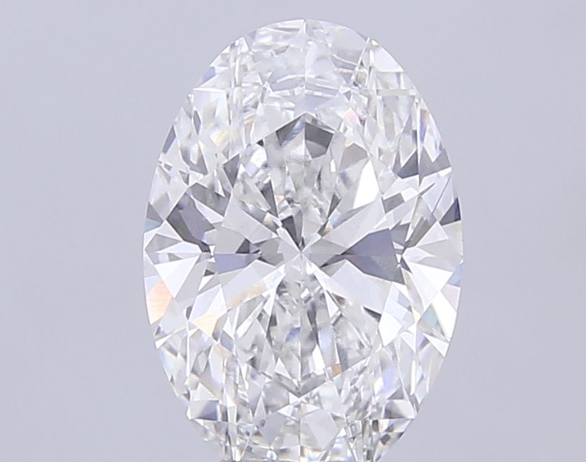 1.00 Carat G-VS2 Oval Lab Diamond