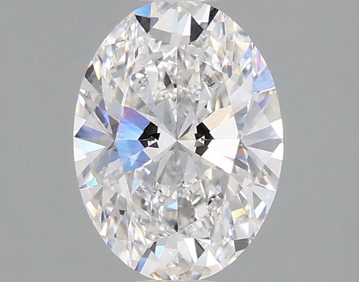 Diamant ovale de 1,20 ct cultivé en laboratoire (couleur D, pureté VVS1, IGI)