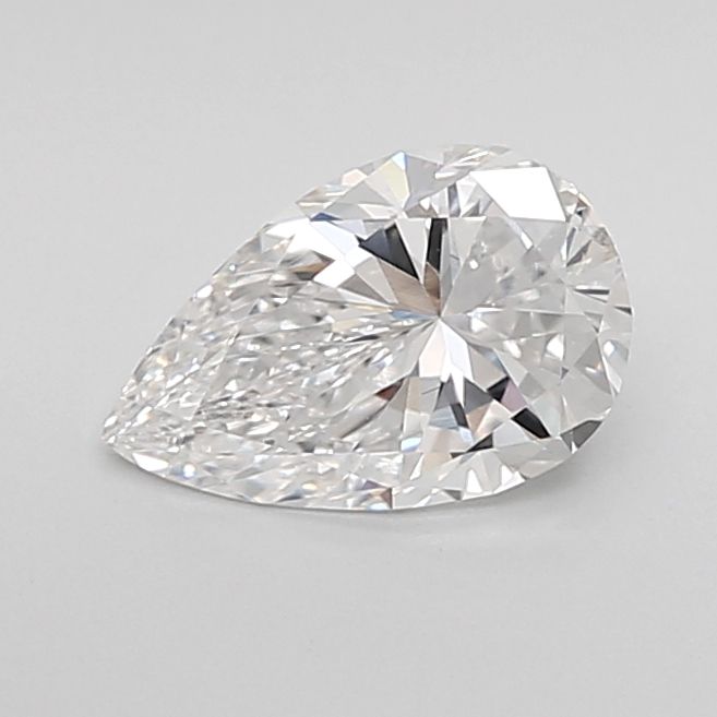 0.9 Carat D-VVS2 Pear Lab Diamond