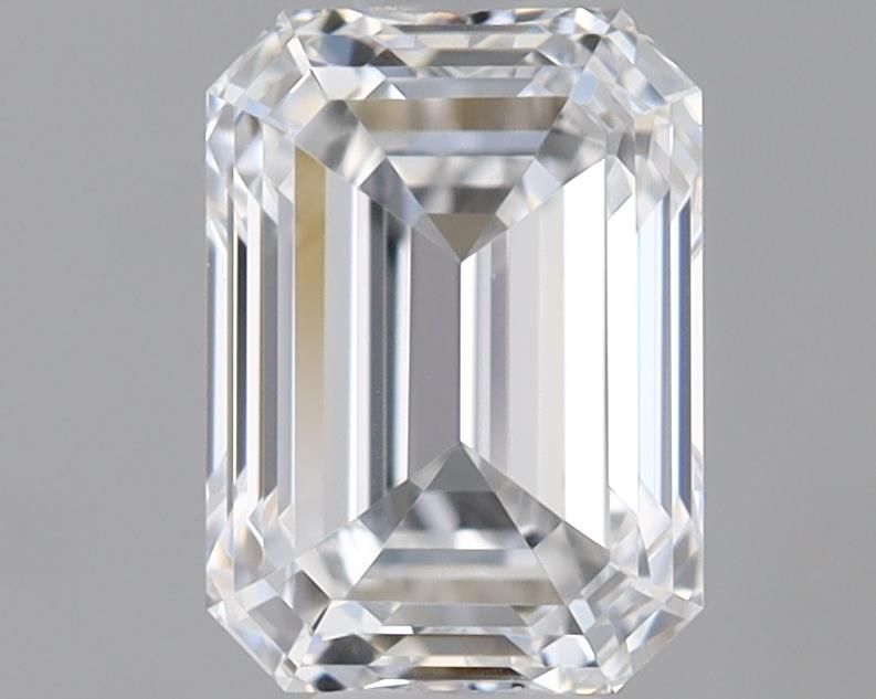 Diamant de laboratoire émeraude D-VVS2 de 1,08 carat