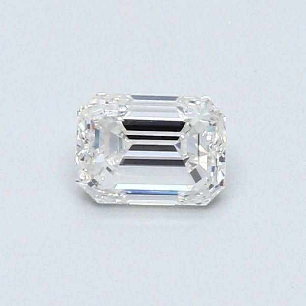 Diamant émeraude G SI1 de 0,42 carat