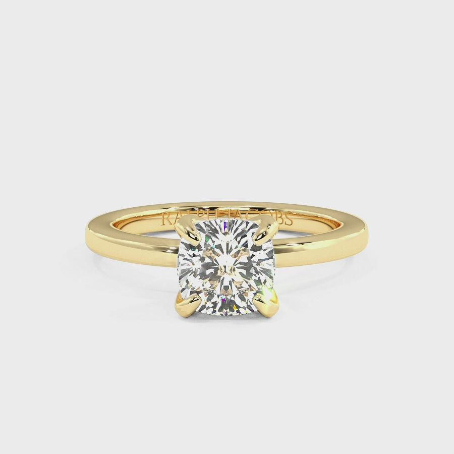 Betty Cushion Diamond Engagement Ring