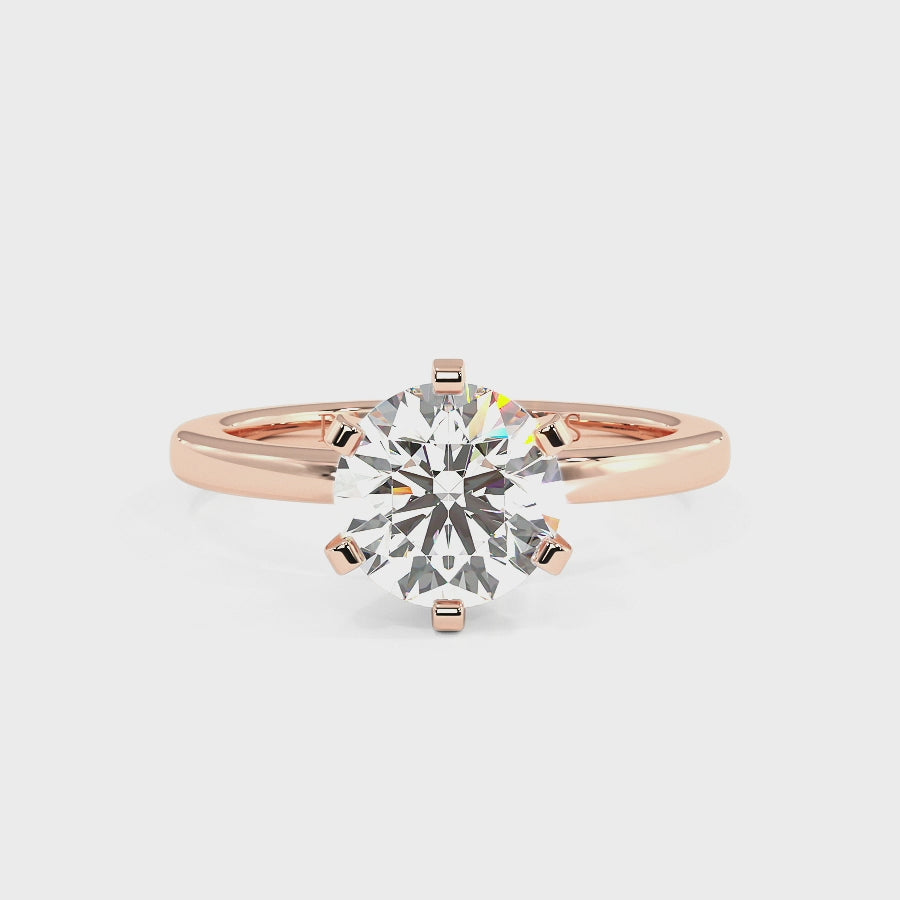 Nikki Rose 14K Gold Solitaire Engagement Ring