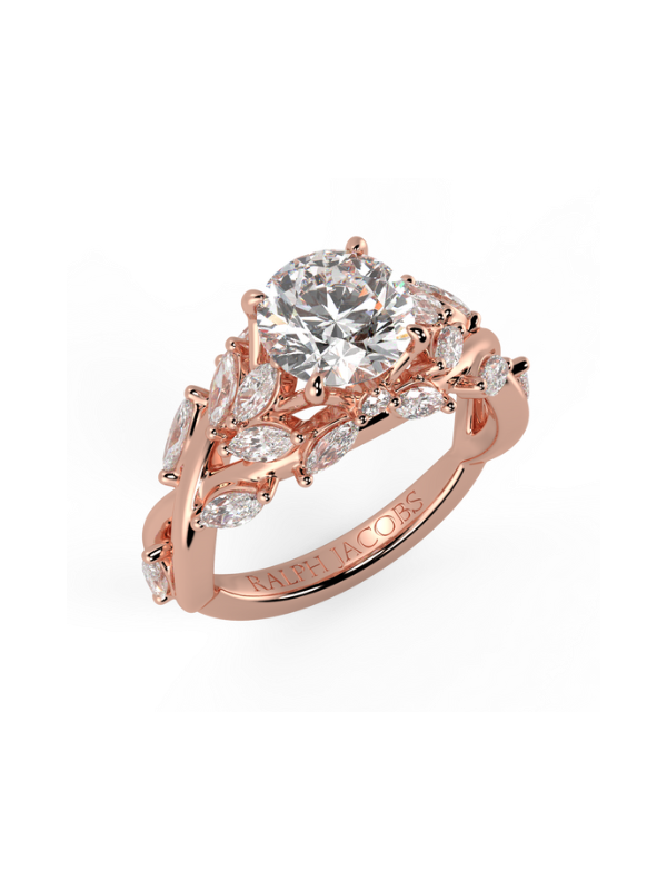 Sienna Round Diamond Engagement Ring