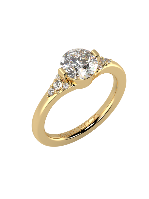 Kenzie Round Diamond Engagement Ring