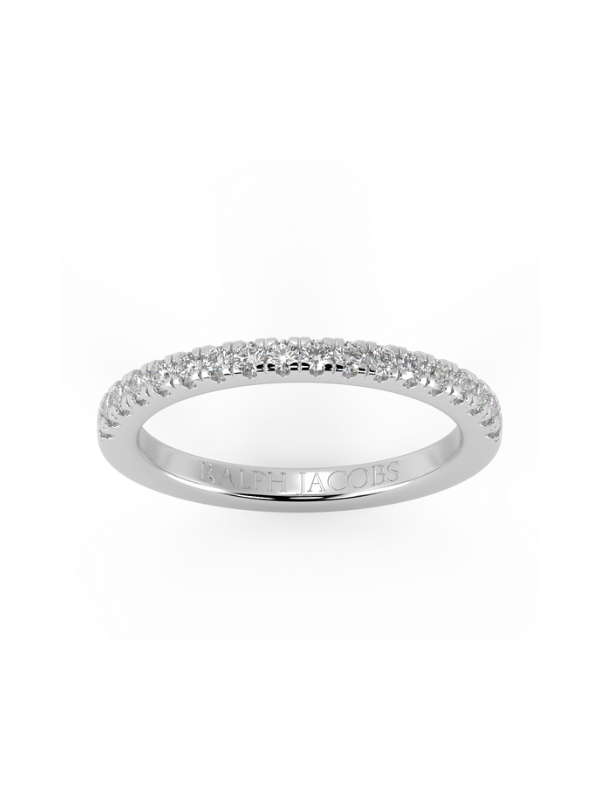 Shamirah 18K White Gold Wedding Ring