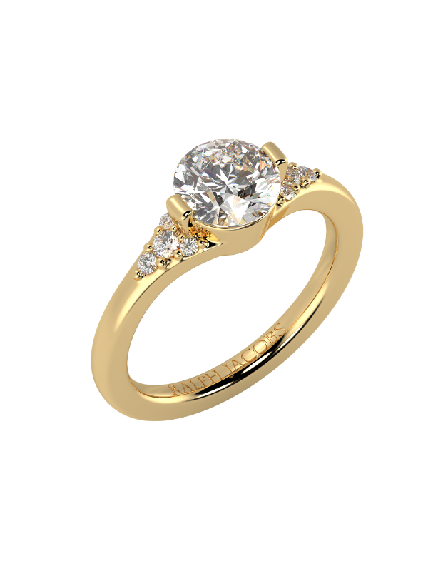 Kenzie Moissanite Engagement Ring