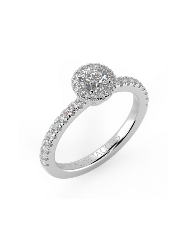 Bague de fiançailles en moissanite Orinda