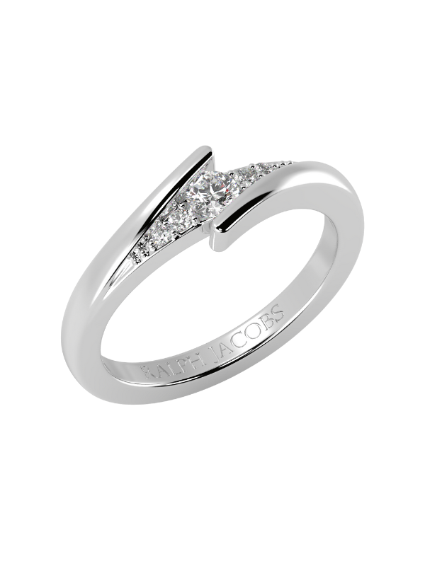 Paige Round Diamond Engagement Ring