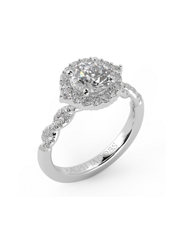 Lily Round Diamond Engagement Ring